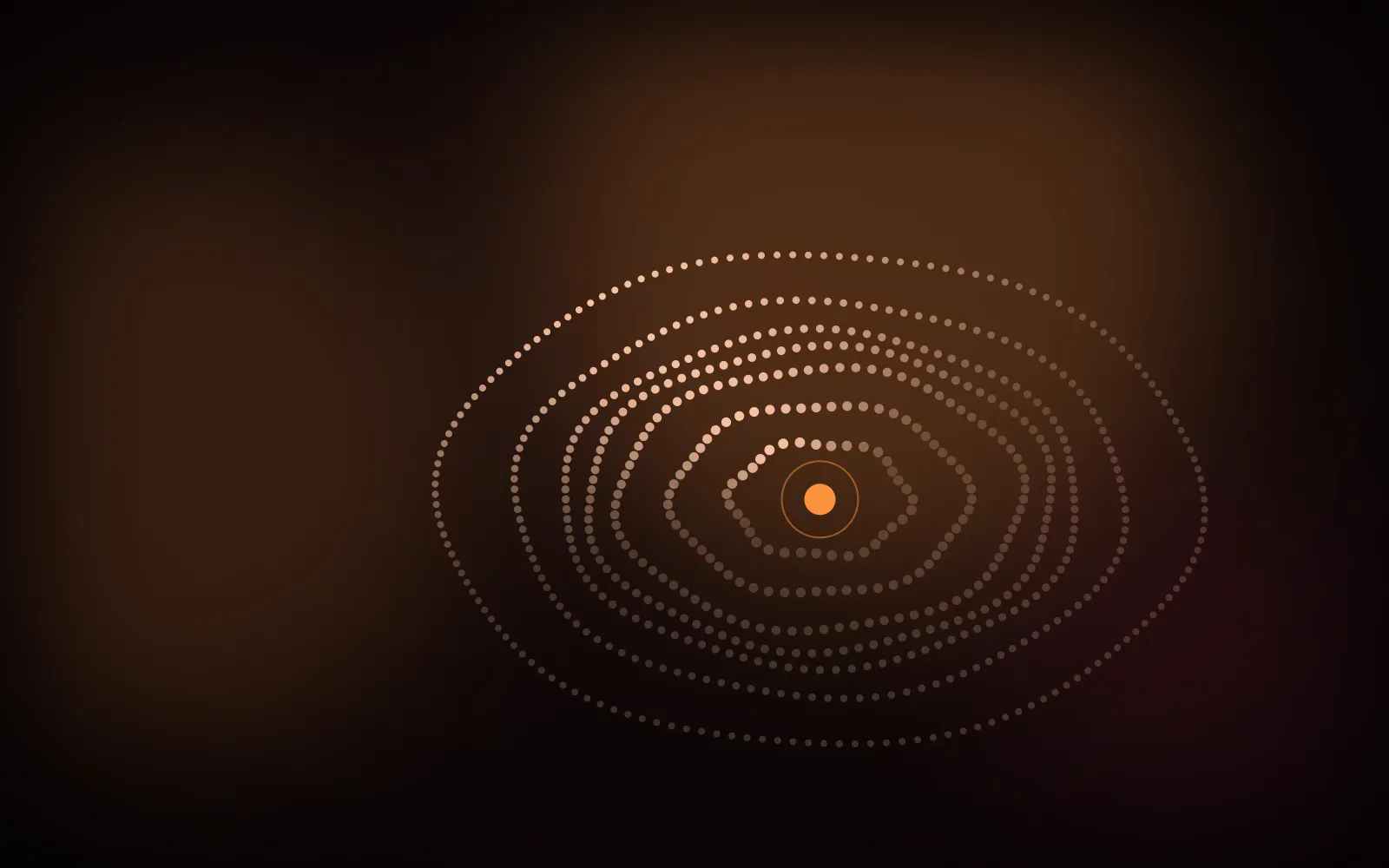 Abstract orbit illustration